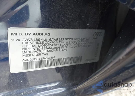 2025 Audi A3 Premium 40 Tfsi Quattro S Tronic from USA, damaged, VIN WAUGUDGY8SA060866